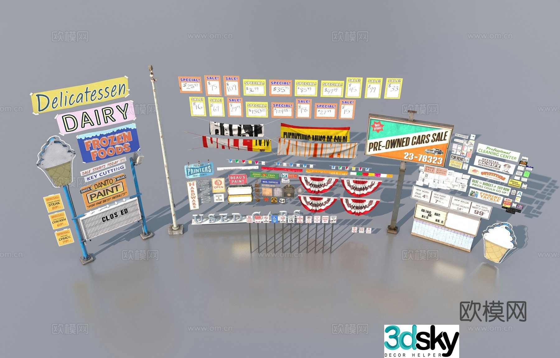 Signage 3d model