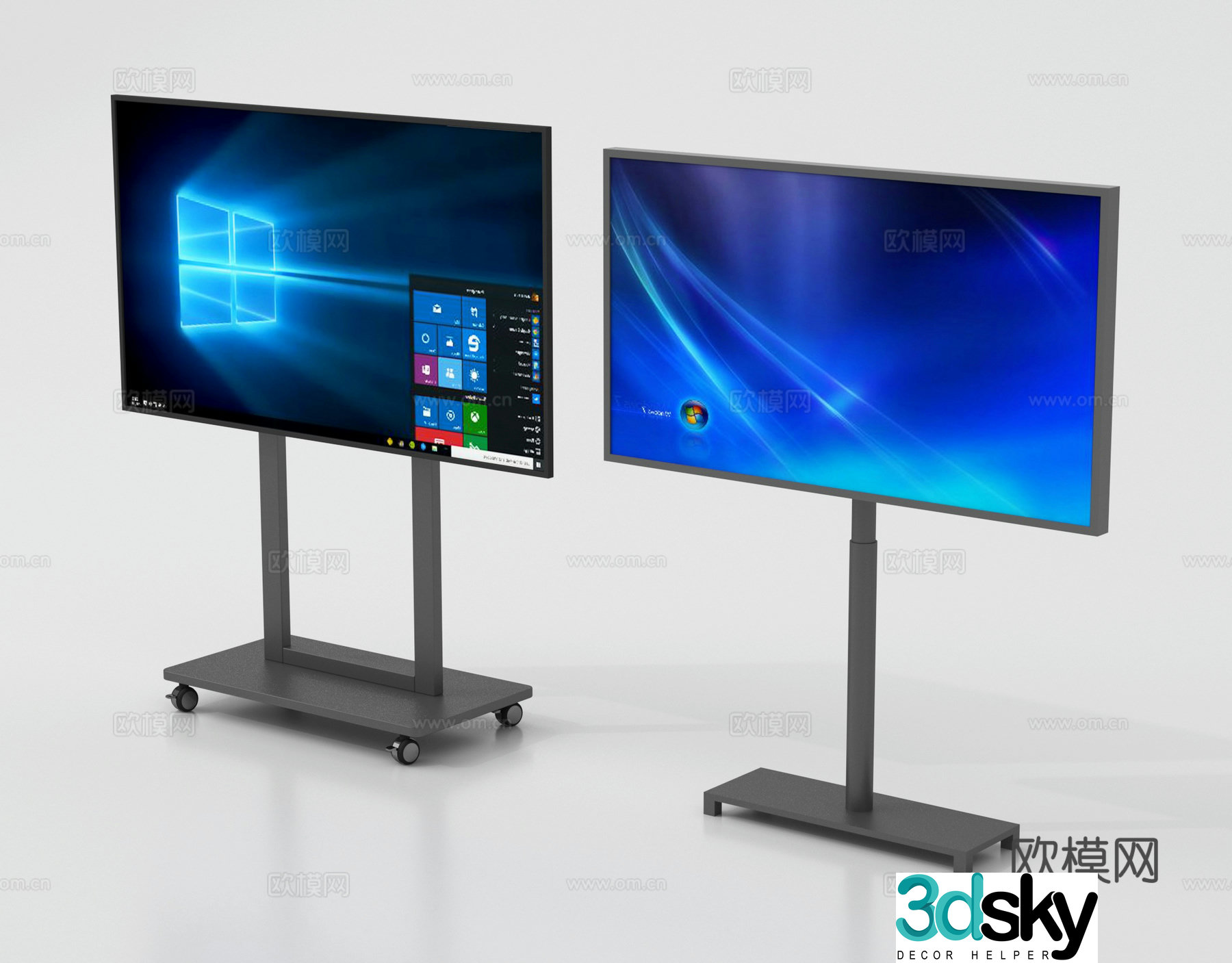 modern mobile tv 3d model