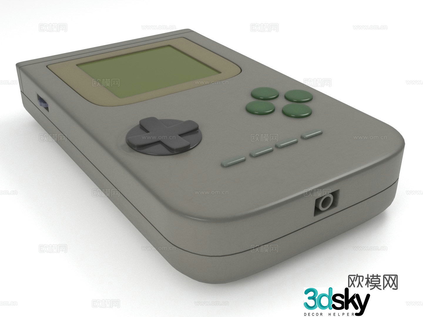 handheld game console portable game device handheld game console game handheld electronic game console 3d model