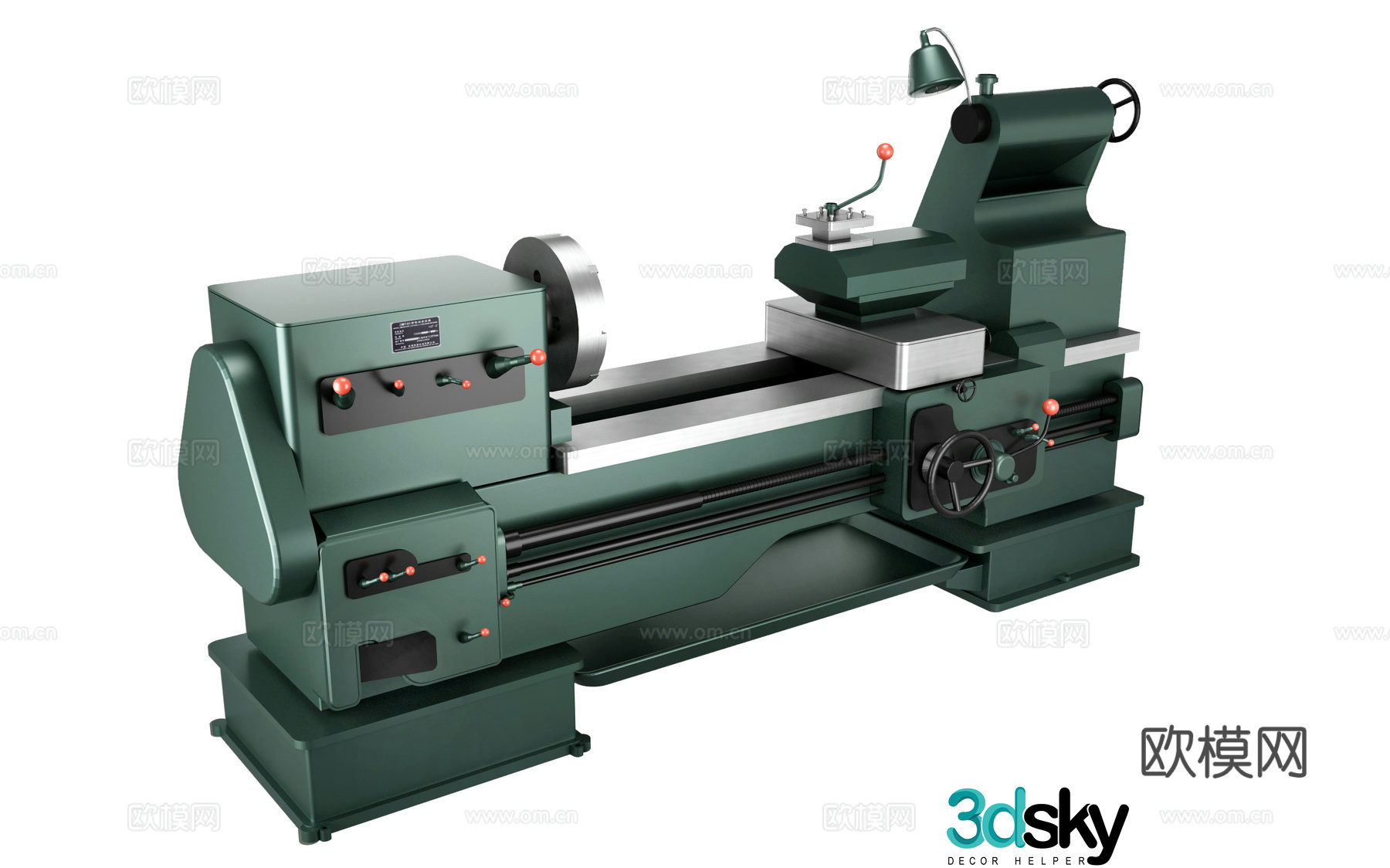 Industrial machine tool model 3d model