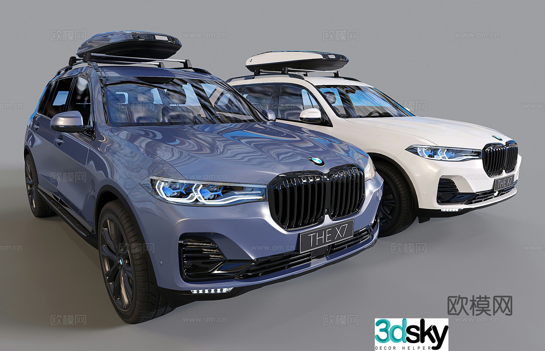 Hyundai car BMW off-road vehicle new energy vehicle 3d model