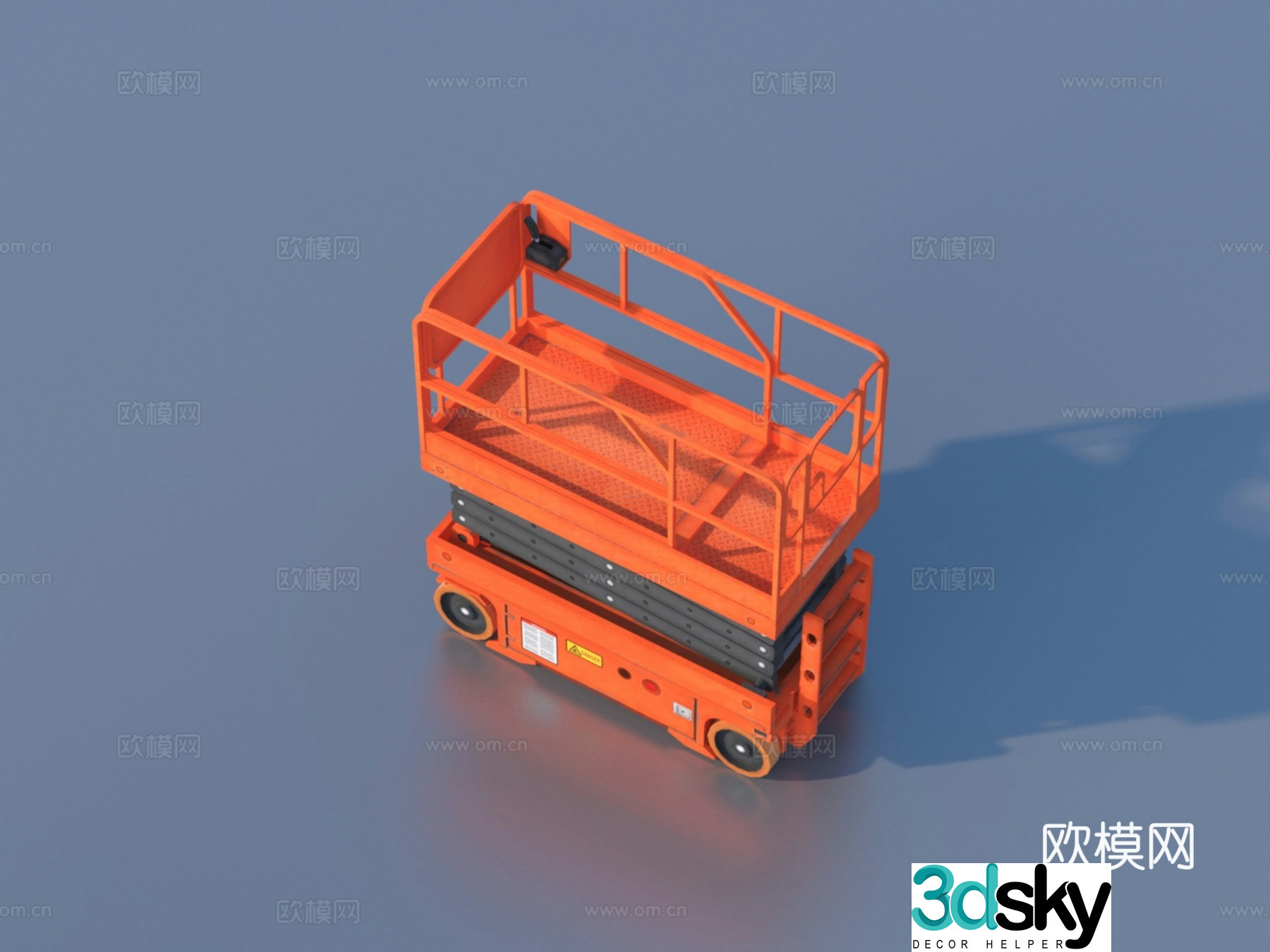 Lifter Lift Vehicle Vehicle Lift 3d model