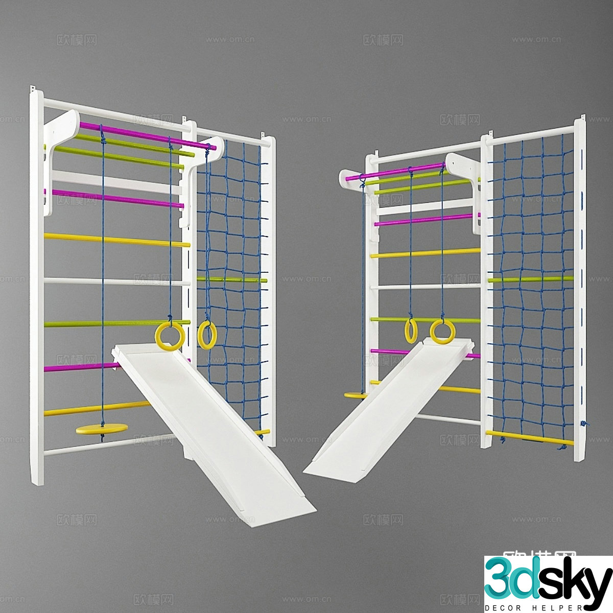 Sports center 3d model