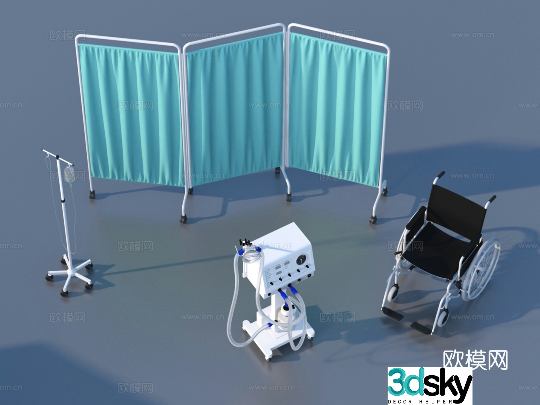 medical equipment medical equipment 3d model