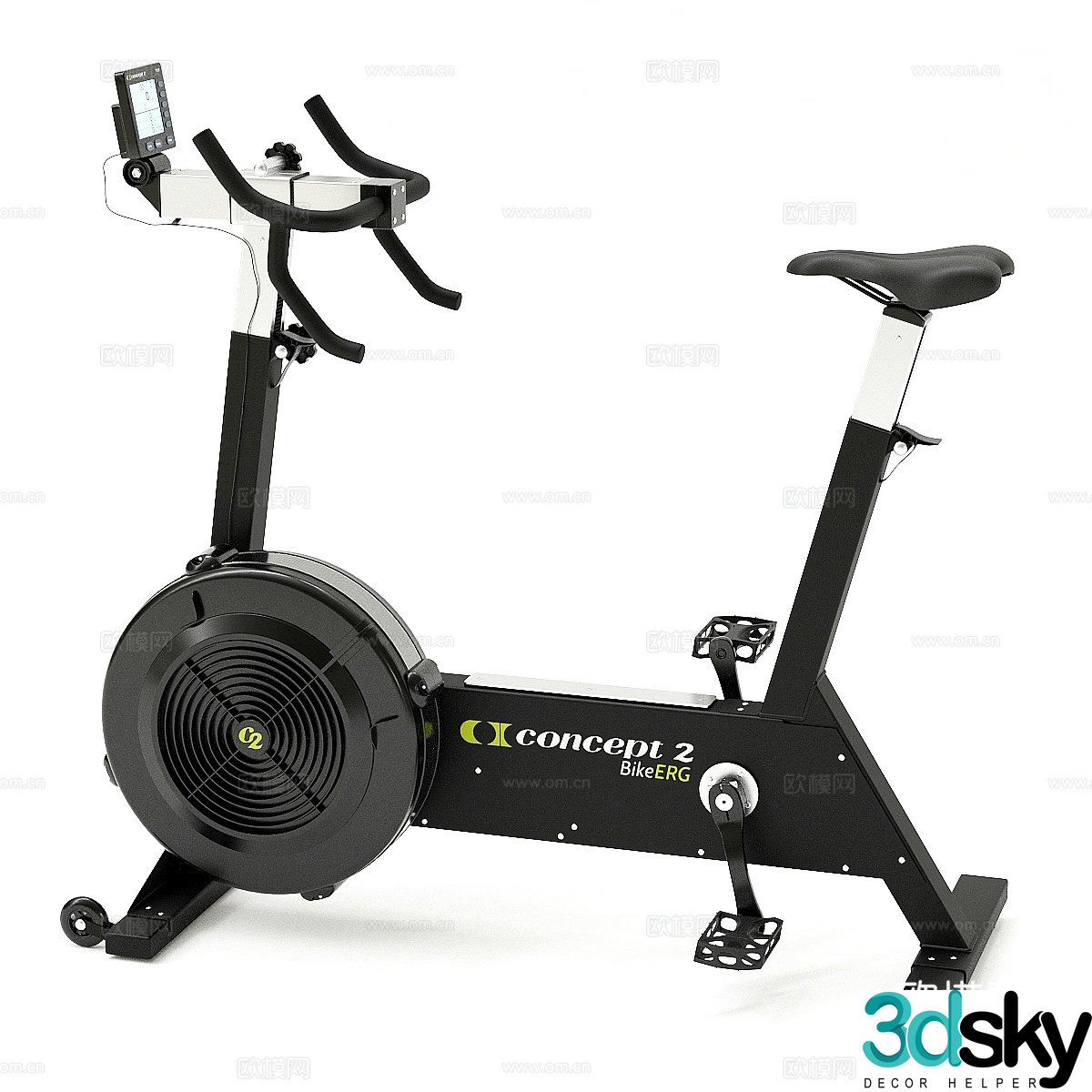 Exercise Bike BikeErg Concept2 3d model