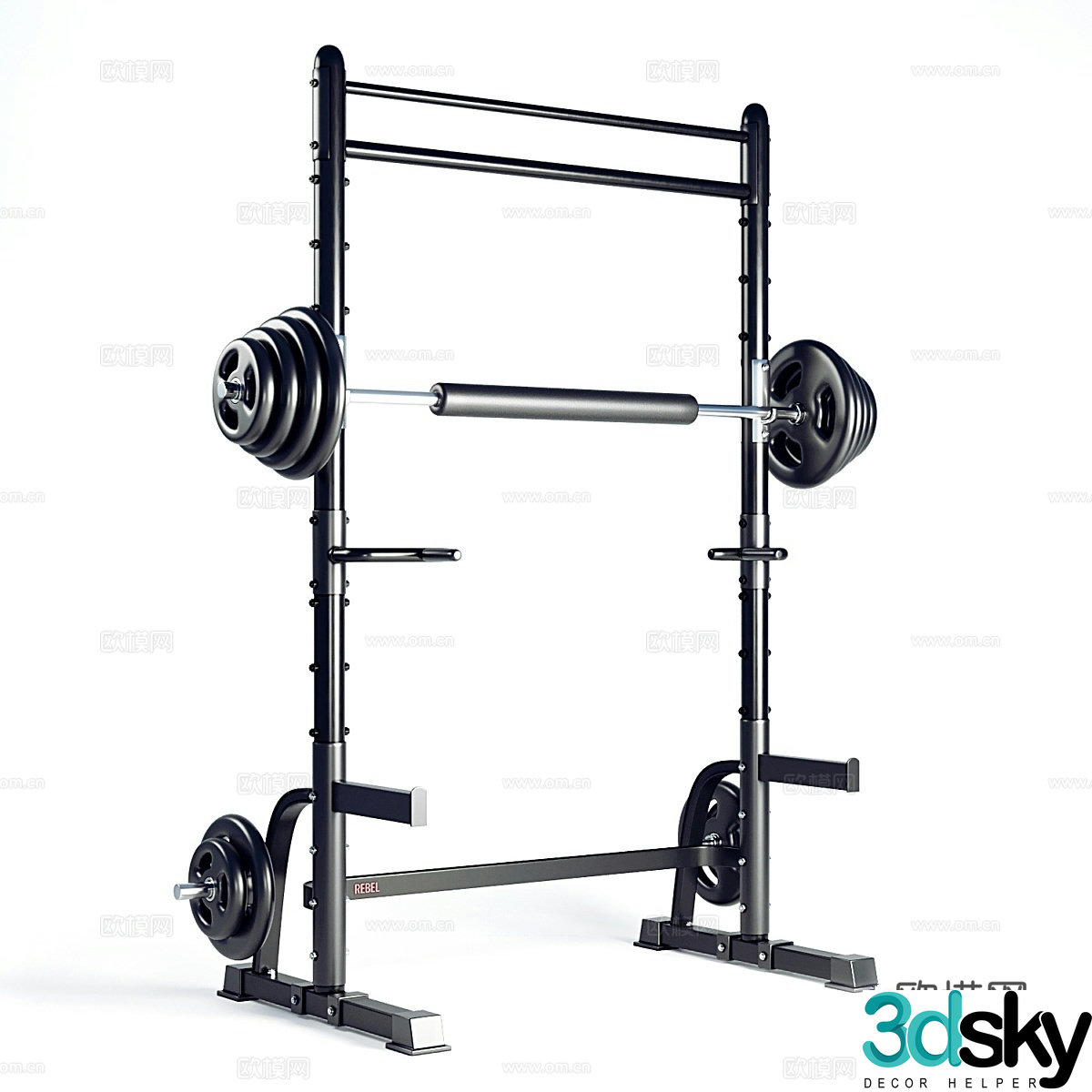 Simulator with barbell REBEL-H303d model