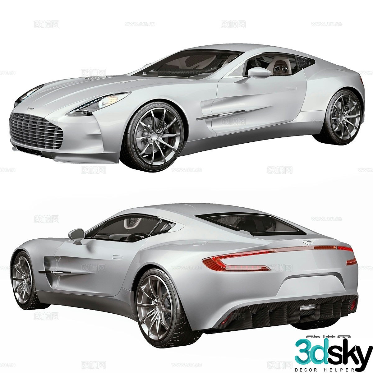 Aston Martin One-77 3d model