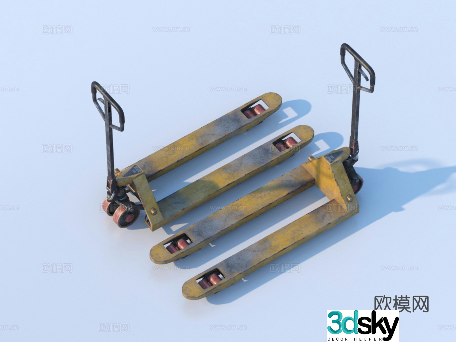 Forklift Pallet Truck Truck 3d model