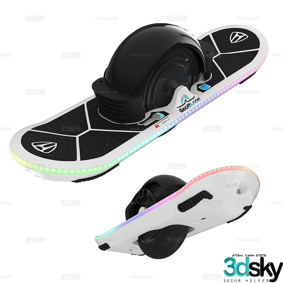 Hoverboard GeoBlade 500 3d model