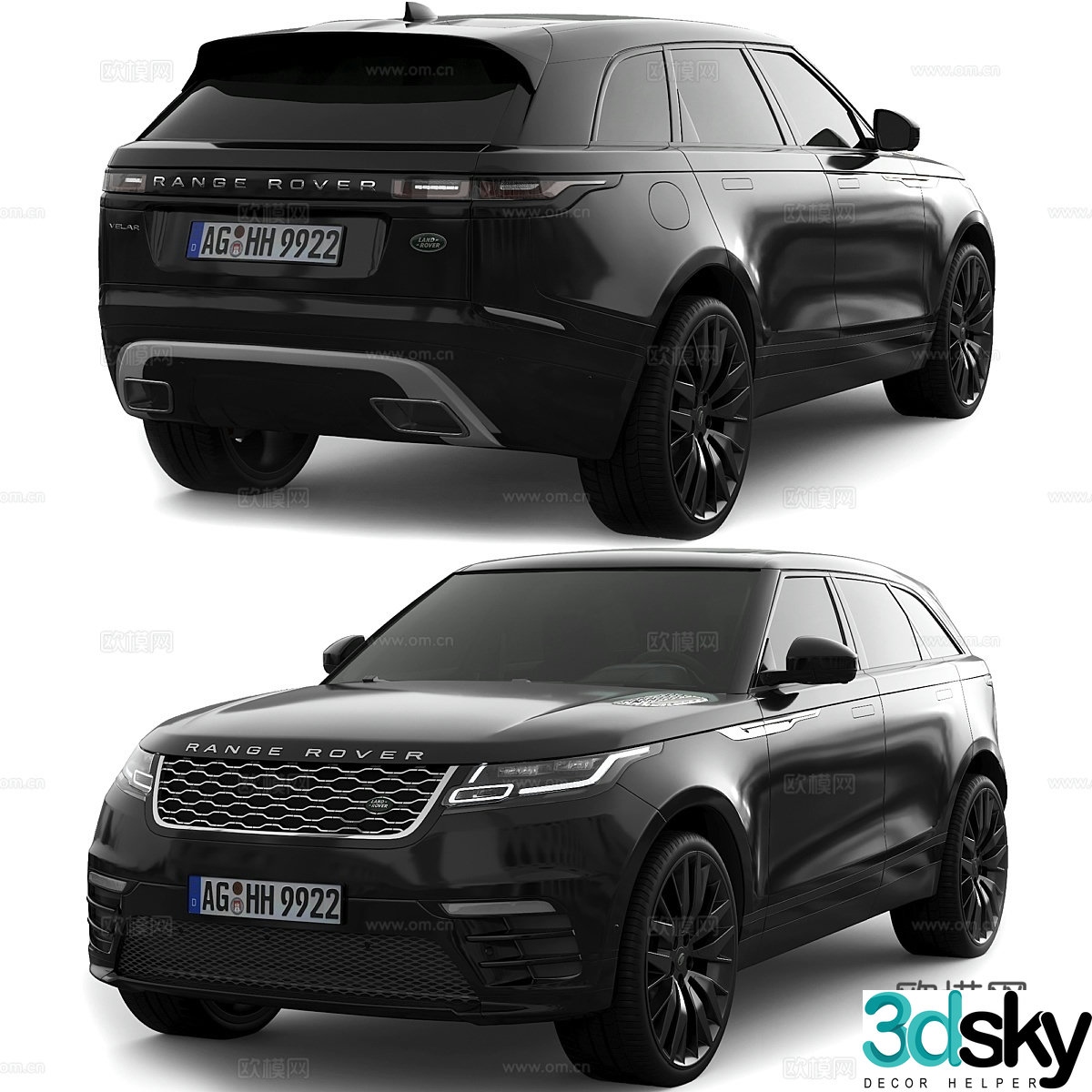 Range Rover Evoque 3d model