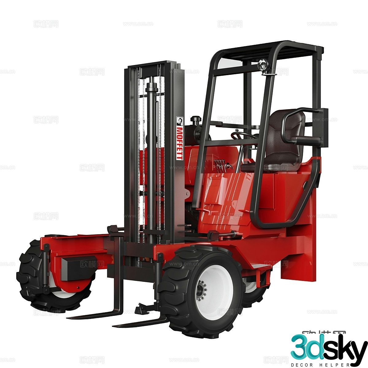 Moffitt M550 loader 3d model