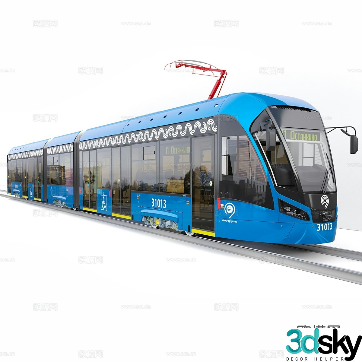 Vidiaz-M tram 3d model