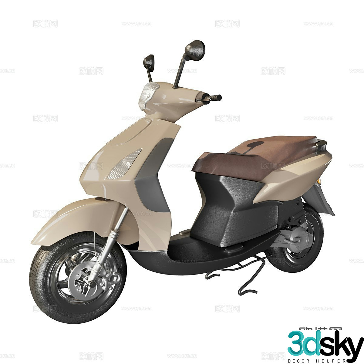 Electric scooter 3d model