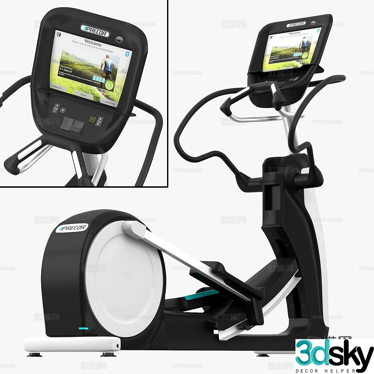Precor EFX 883 3Q GMS2 3d model