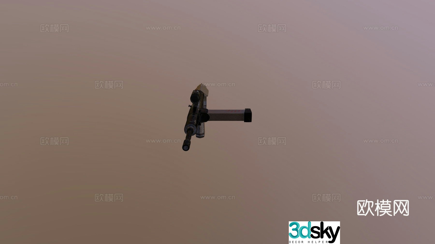 Futuristic Sten Gun 3d model