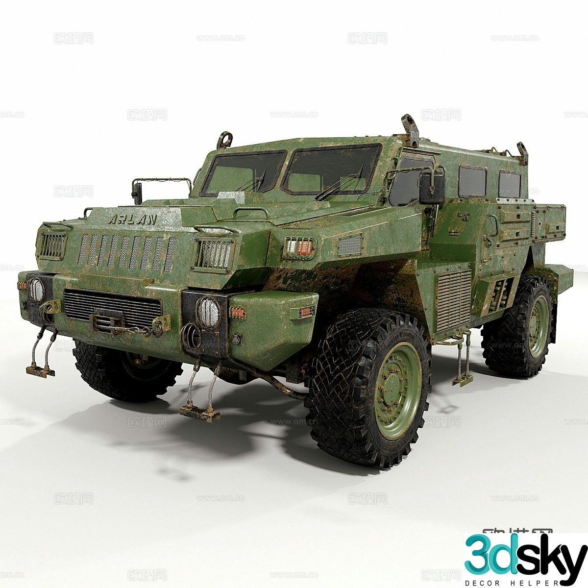 Armored vehicle Marauder 3d model