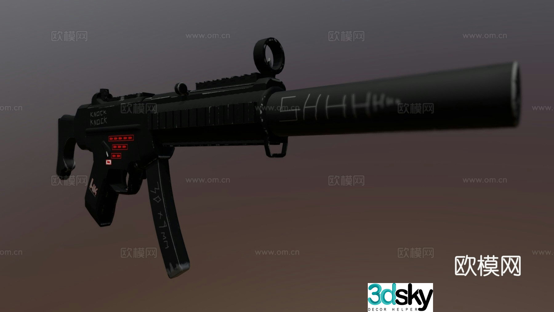 MP5 Stealth Mk1 3d model