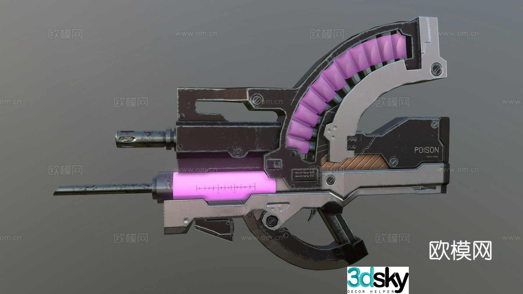 Venom gun 3d model