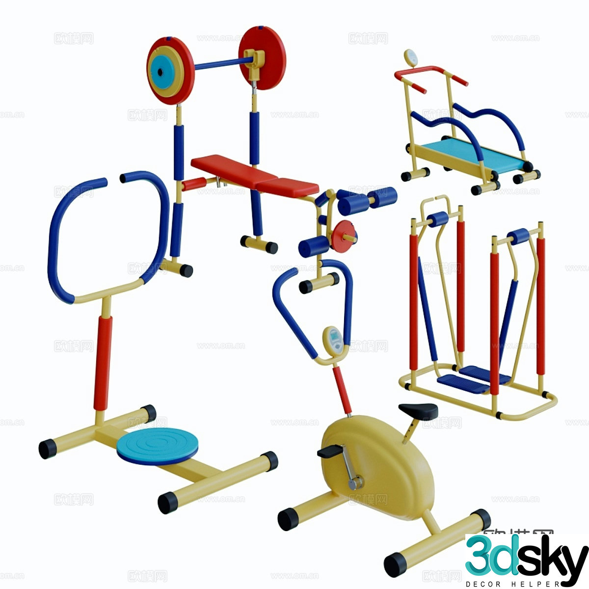 3D model of children's trainer for 4-6 years old