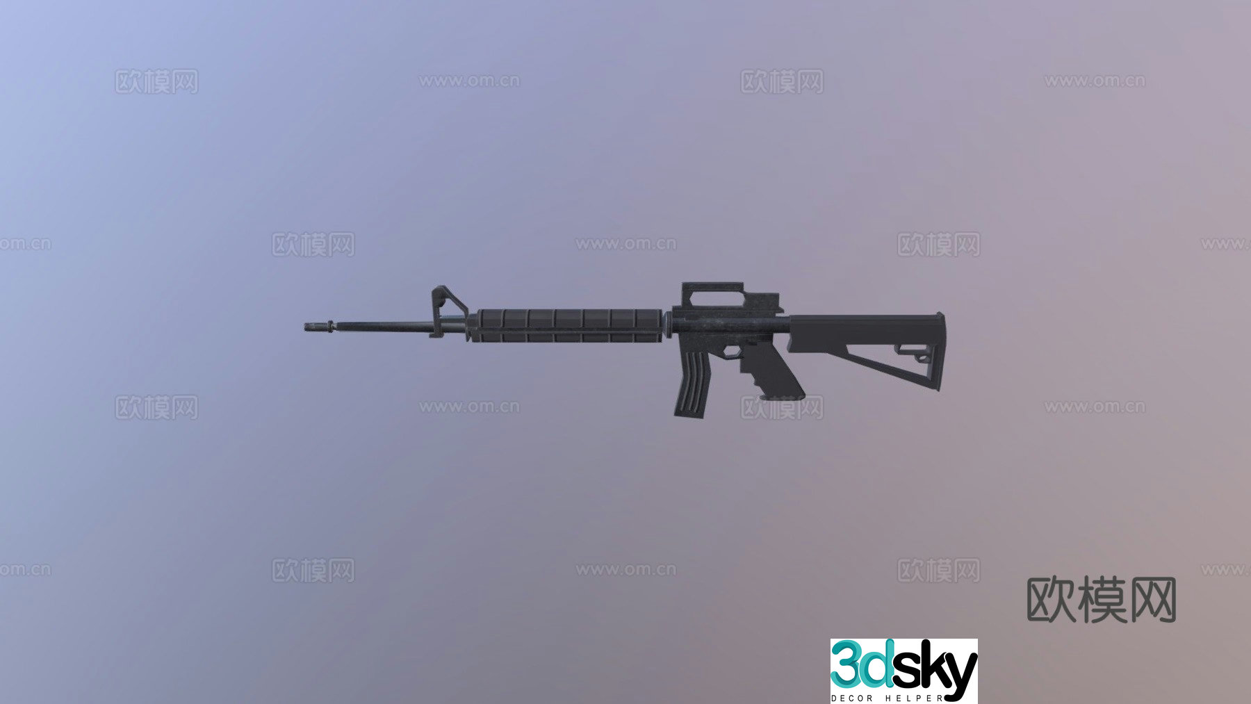 AR15 first generation 3d model