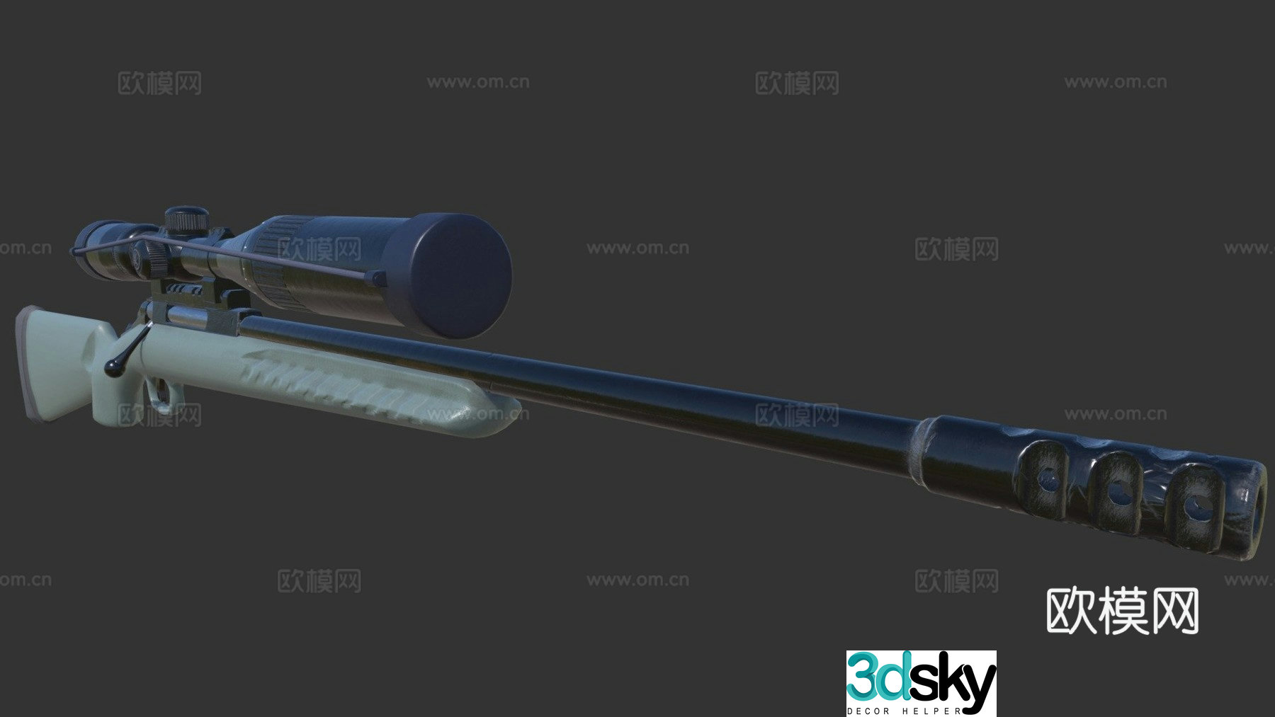 Ruger.308 Predator 3d model