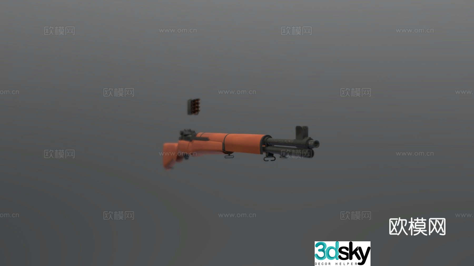 M1 Garand rifle 3d model