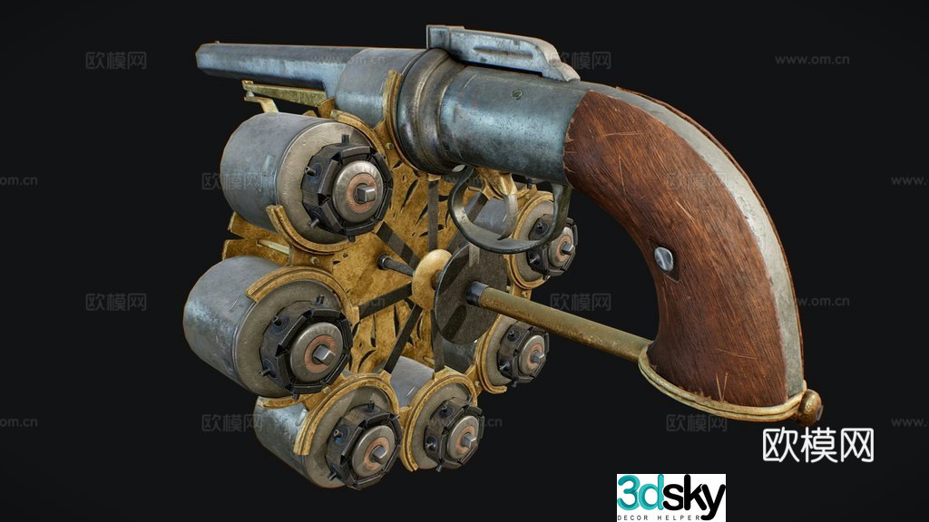 Inoi revolver 3d model