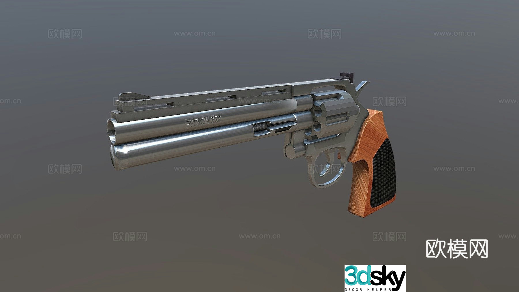 Colt python 3d model