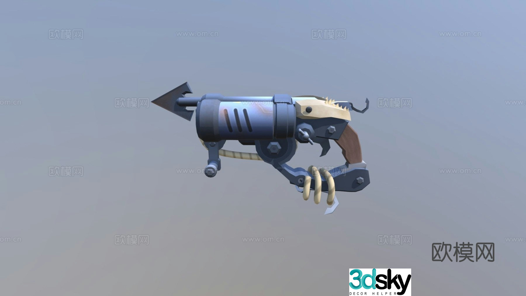 Roadhog Ice Angler Shotgun 3d model