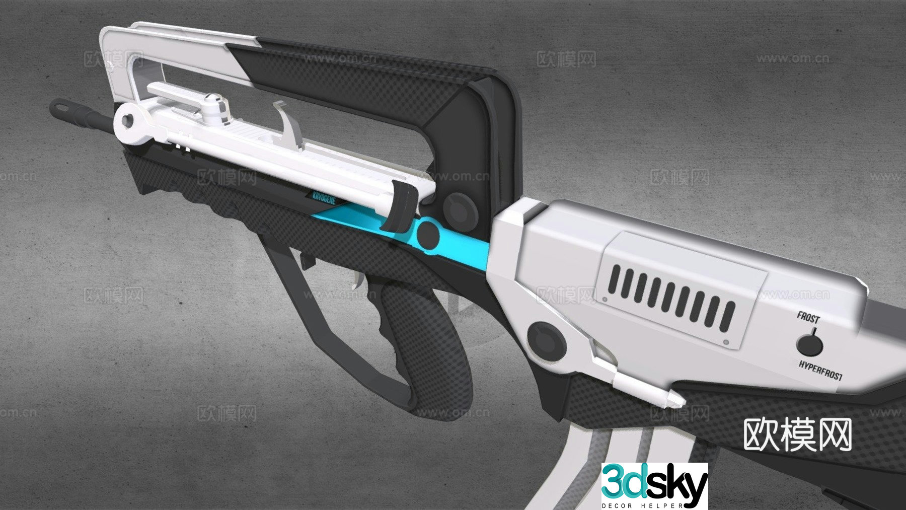 Famas cryogenic type 3d model