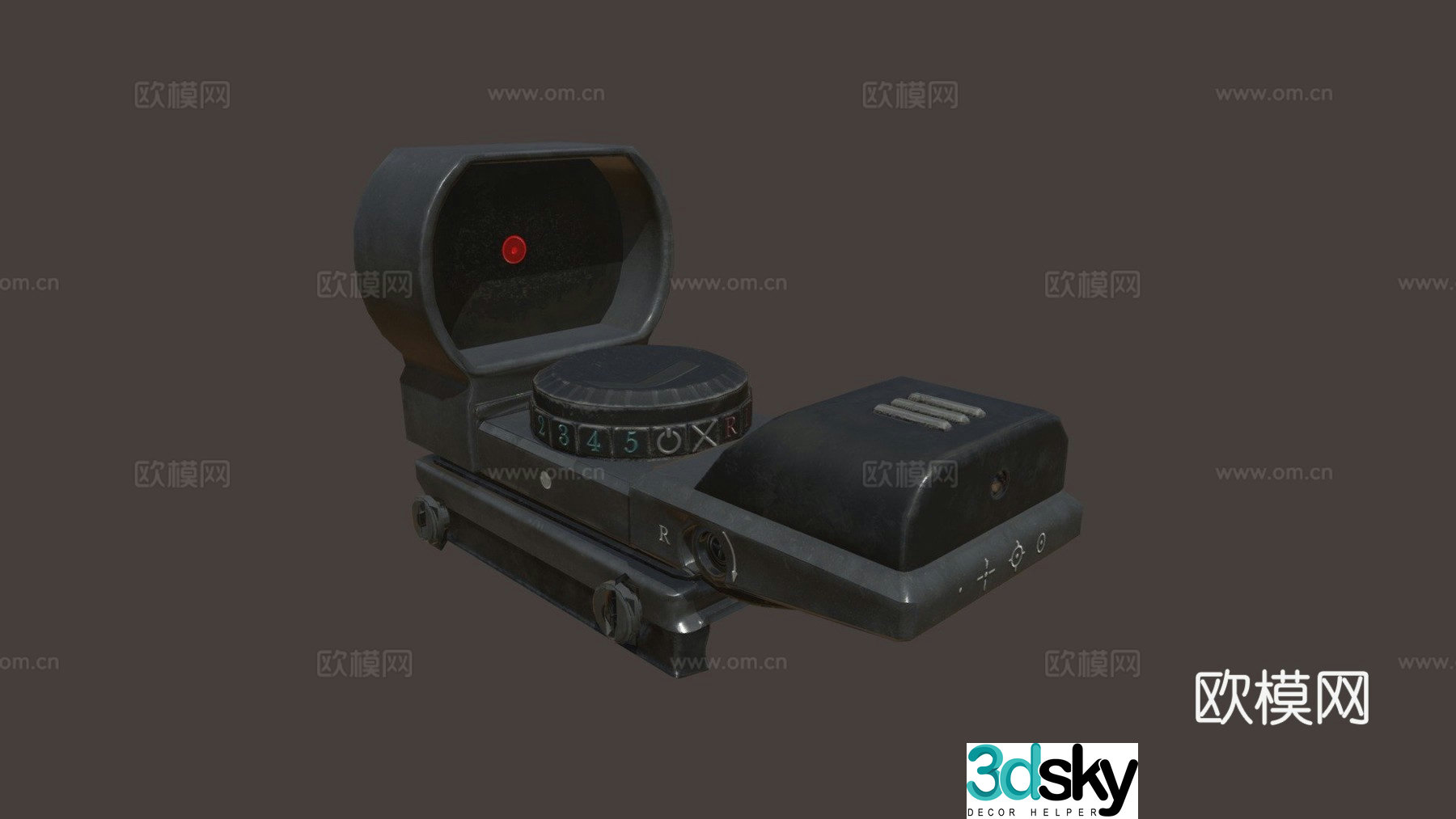 Reflex sight 3d model