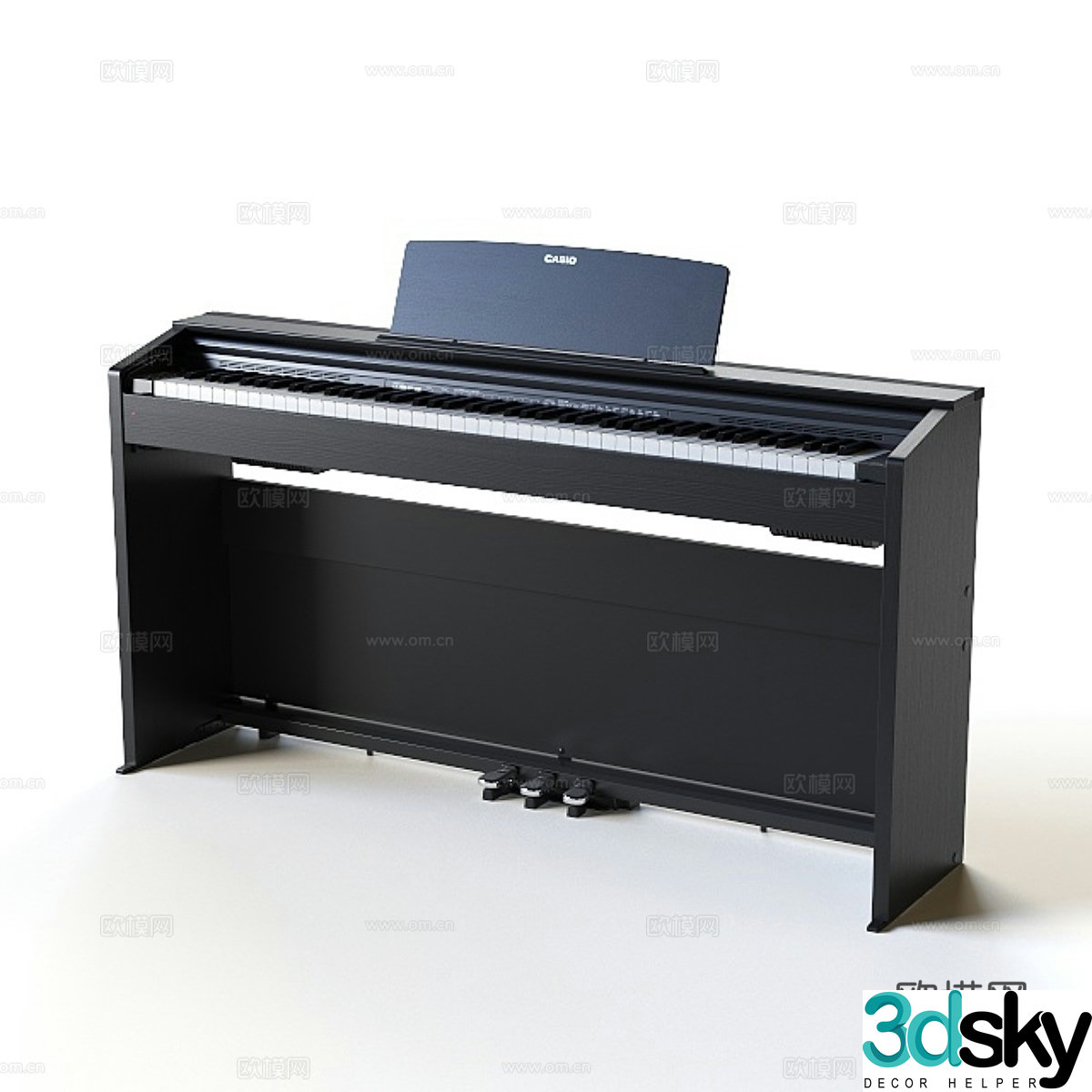 Casio PX-870 BK Privia digital piano 3d model