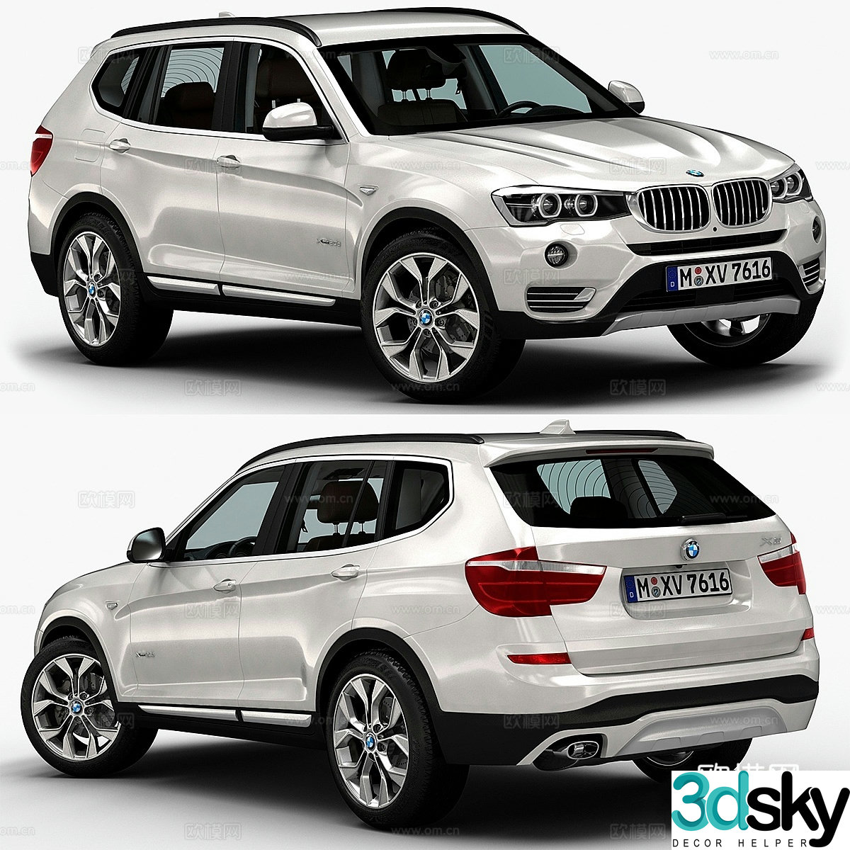 BMW X3 3d model