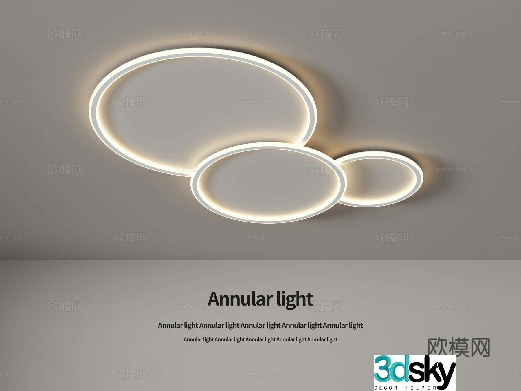 Cream style ceiling lamp geometric shape lamp cloud lamp 3d model