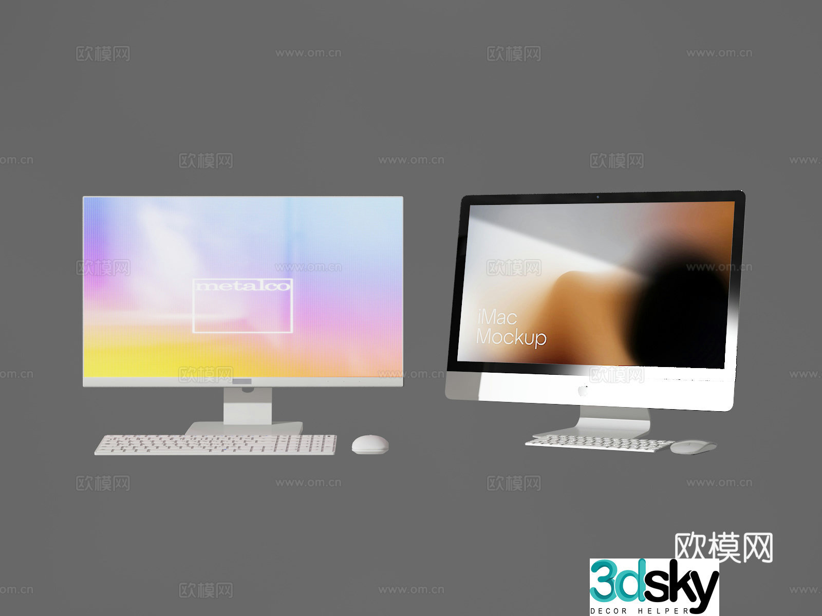 computer 3d model