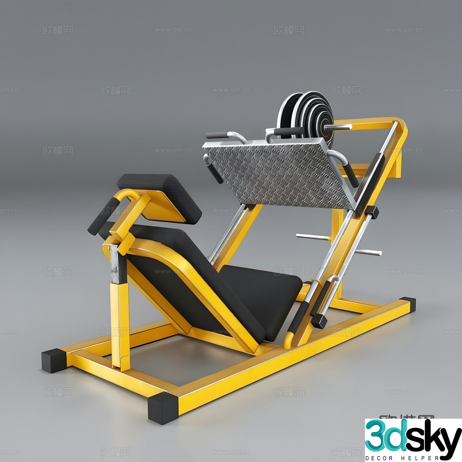 Fitness equipment 3d model
