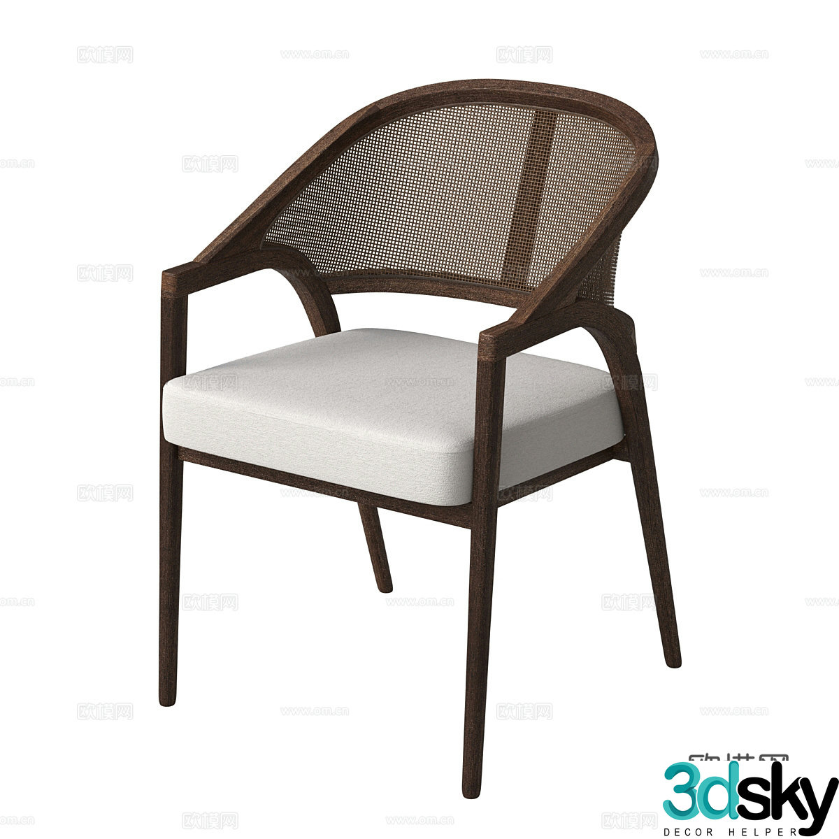 chair dining chair 3d model