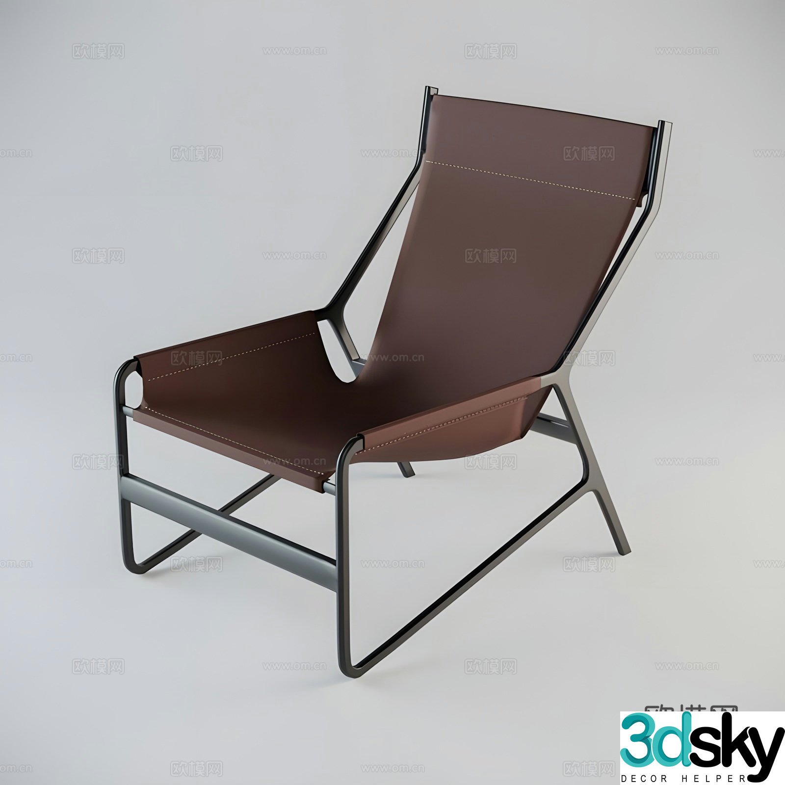chair leisure chair 3d model