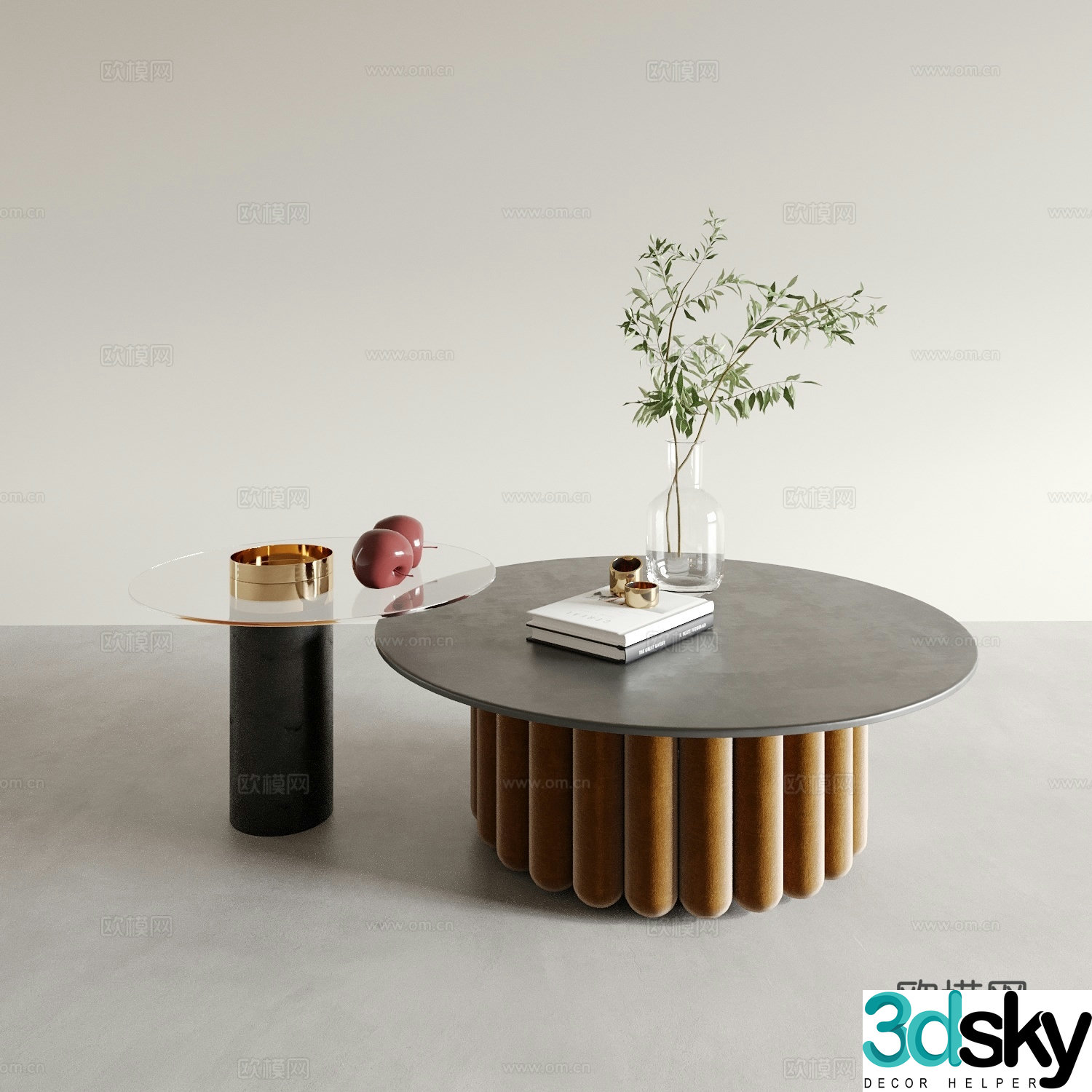 3D model of mother-in-law coffee table