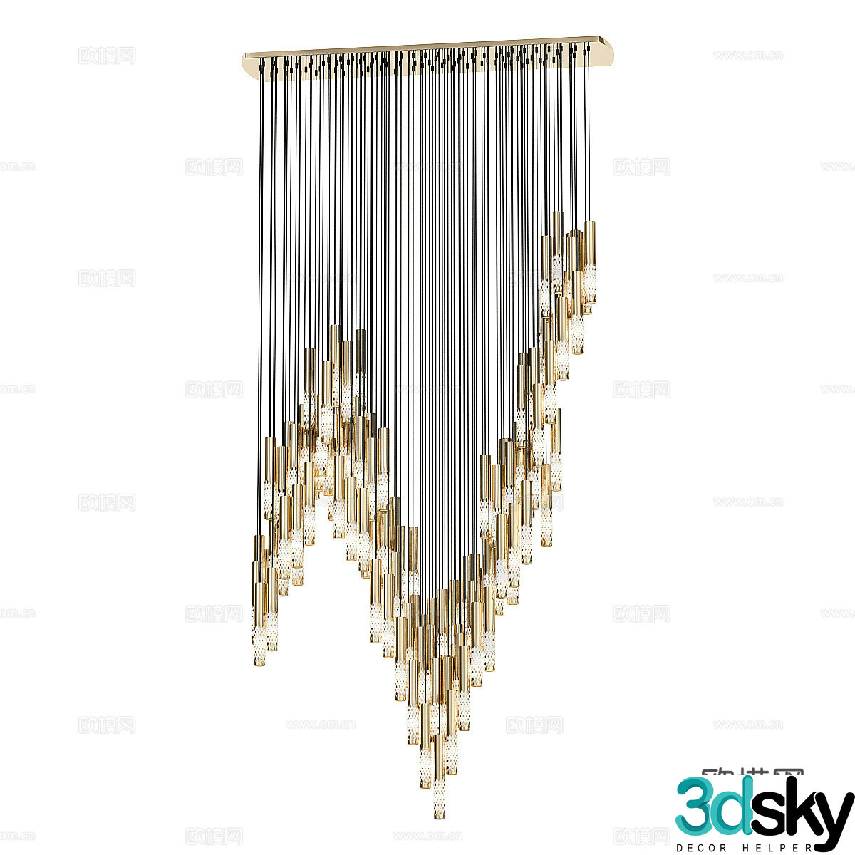 Crystal Chandelier 3d Model