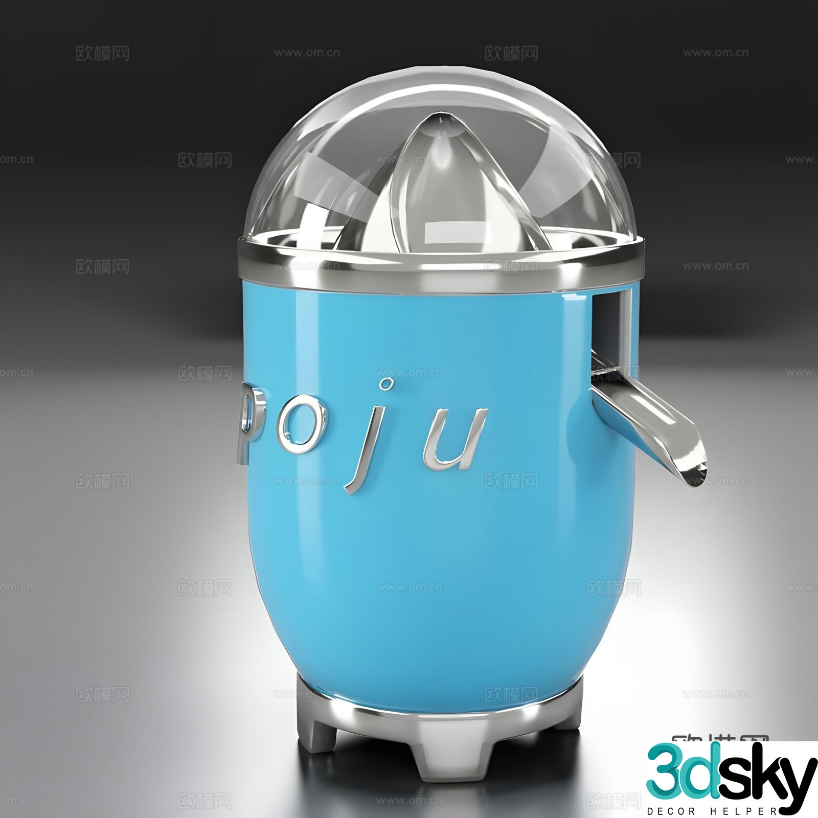Portable juicer 3d model