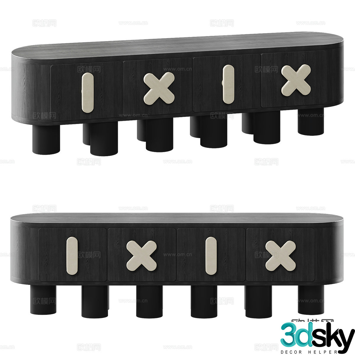 TV cabinet 3d model