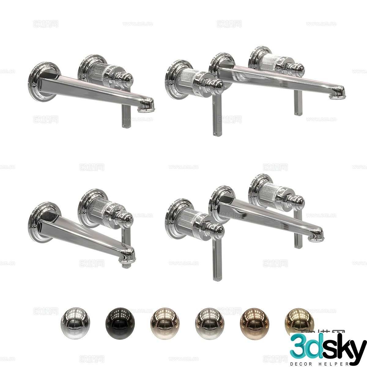 Gessi Venti faucet 3d model
