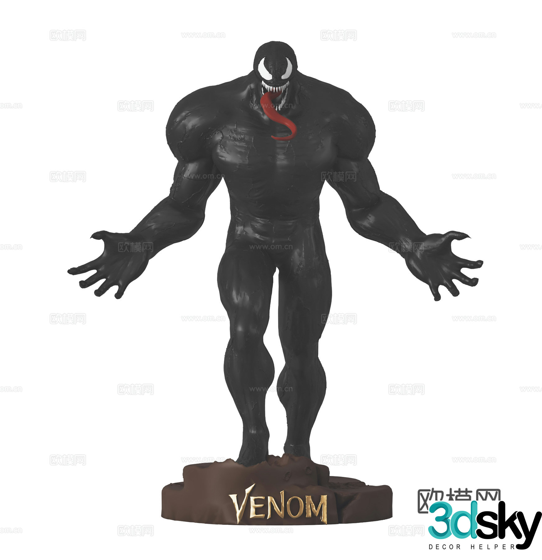 Modern Marvel figure 3d model