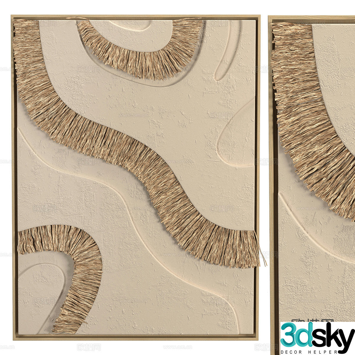 ELAN BYRD texture painting decorative painting 3d model
