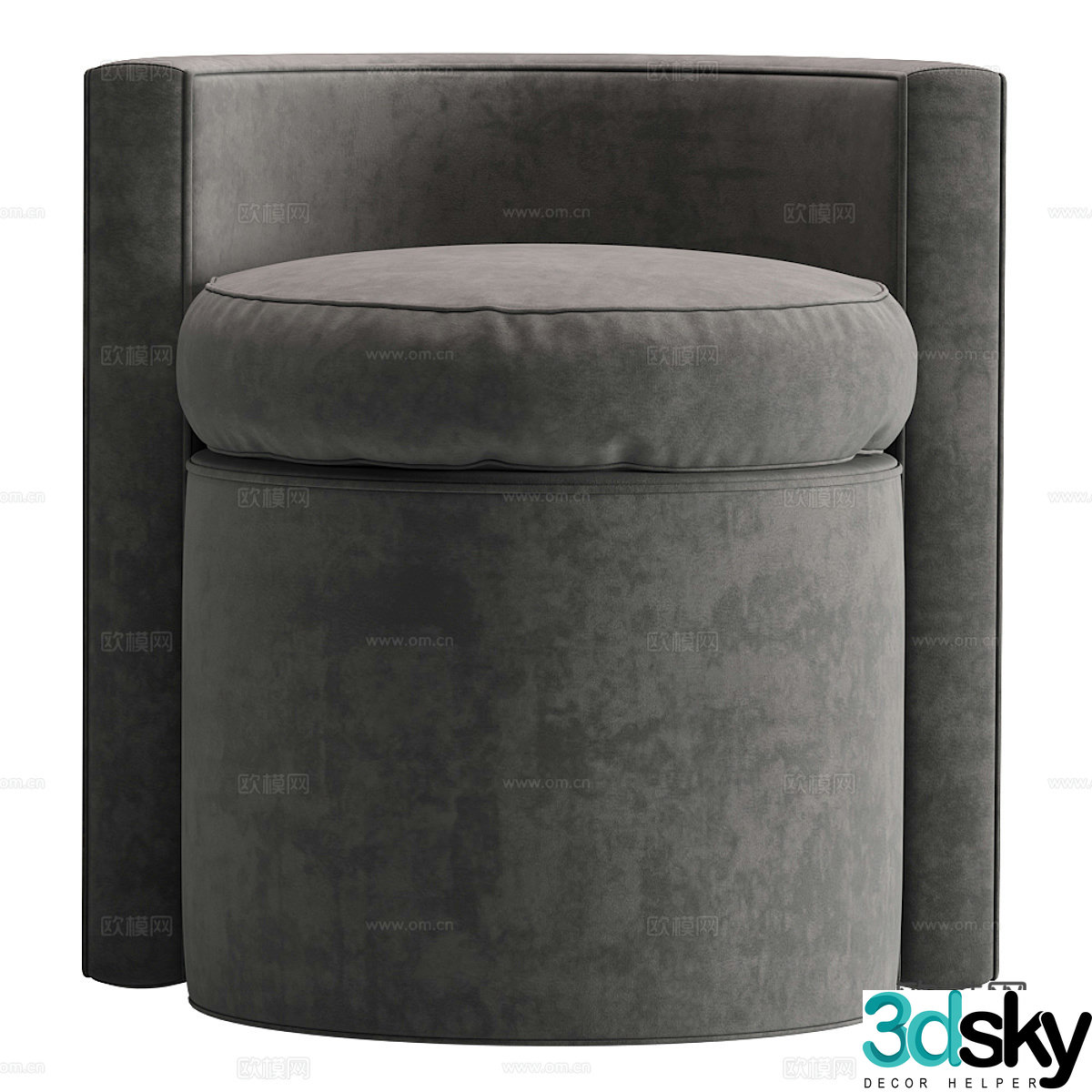Single sofa 3d model