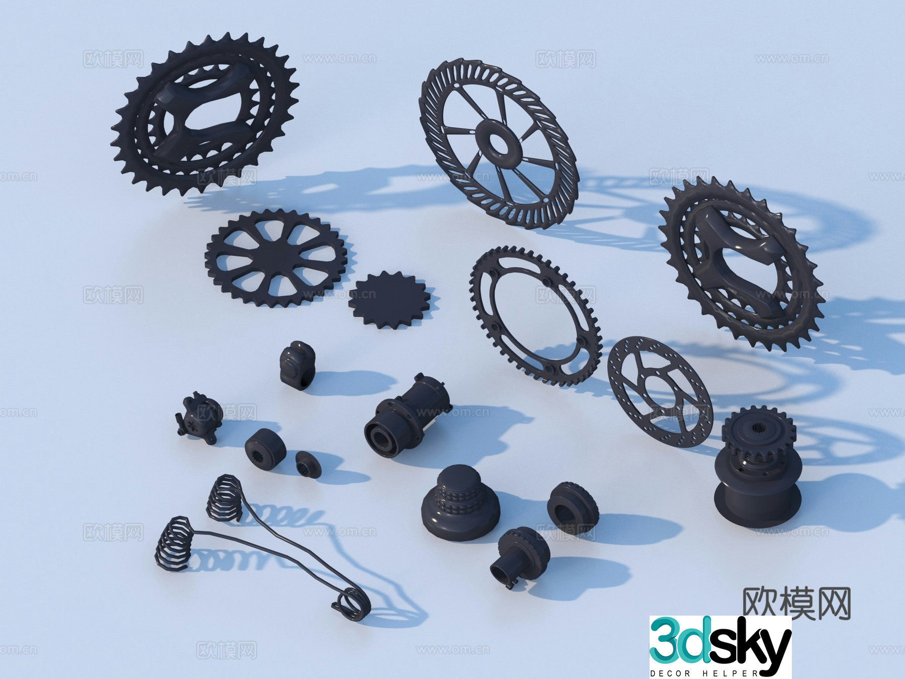 Gear Hardware Parts 3D Model