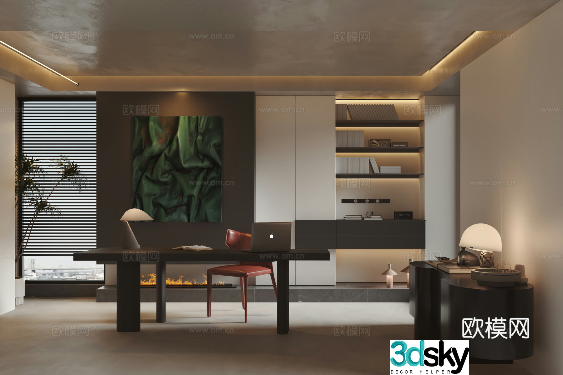 Italian study 3D model