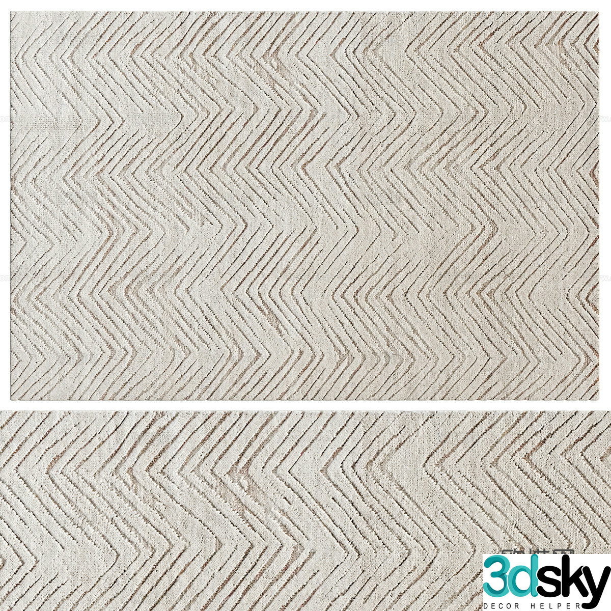 Simple carpet fabric carpet 3d model