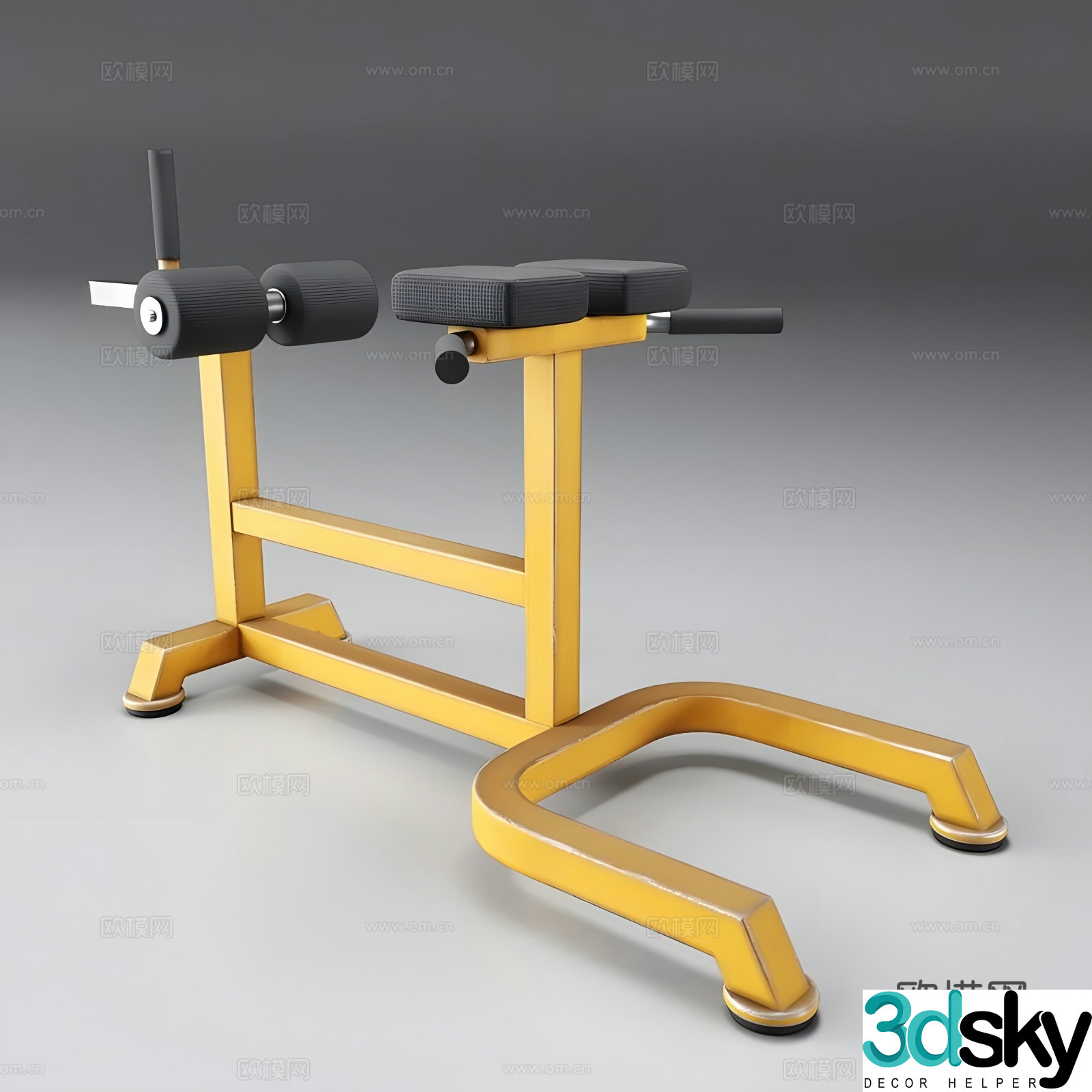 Fitness equipment 3d model